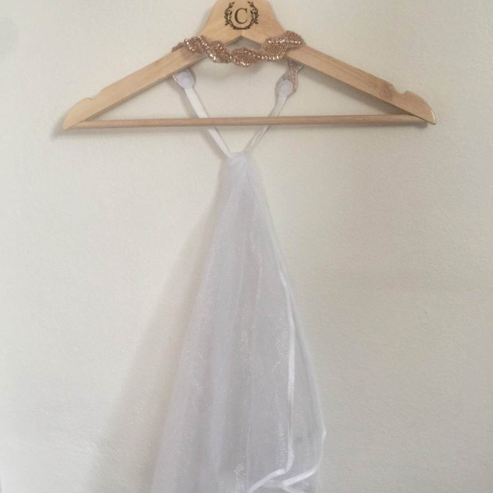 Bachelorette Bridal Headband Veil